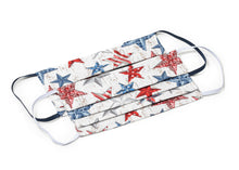Load image into Gallery viewer, Joyful Gnomes Stars and Stripes Patriotic Handmade Cloth Face Masks
