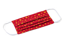 Load image into Gallery viewer, Handmade Patriotic Stars Cloth Face Mask by Joyful Gnomes