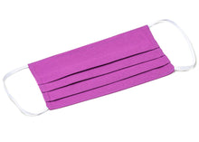 Load image into Gallery viewer, Purple pleated cloth face masks