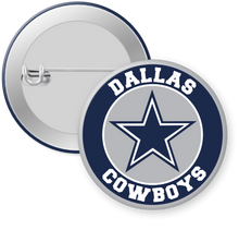 Load image into Gallery viewer, Dallas Cowboys NFL Football Button Pin