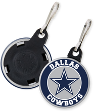 Load image into Gallery viewer, Dallas Cowboys NFL Football Button Zipper Pull