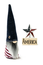 Load image into Gallery viewer, Patriotic handmade Gnome by Joyful Gnomes