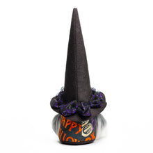 Load image into Gallery viewer, Halloween Black Hat Witch Fabric Gnome