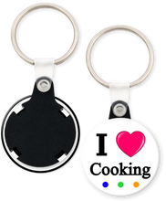 Load image into Gallery viewer, I Love Cooking Button Keyring