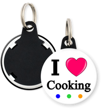 Load image into Gallery viewer, I Love Cooking Button Keyring