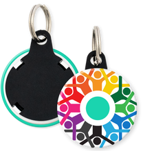 Load image into Gallery viewer, Metzcor LLC Button Keyring Keychain