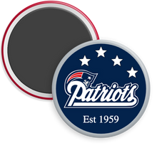 Load image into Gallery viewer, New England Patriots NFL Football Button Magnet