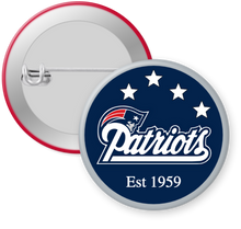 Load image into Gallery viewer, New England Patriots NFL Football Button Pin