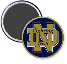 Load image into Gallery viewer, University of Notre Dame Fighting Irish Button Magnet