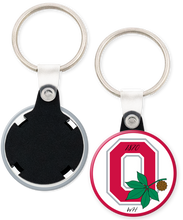 Load image into Gallery viewer, Ohio State Buckeyes Button Keyring