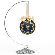 Load image into Gallery viewer, Handmade Heirloom Christmas Ornament with Baby Jesus in Manager