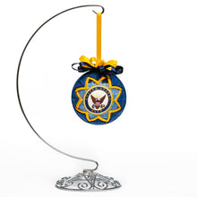 Load image into Gallery viewer, United States Navy Military Quilted Heirloom Ornament for Christmas Gift