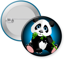 Load image into Gallery viewer, Panda Bear Button Pin