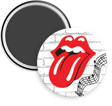 Load image into Gallery viewer, Rolling Stones Button Magnet