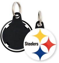 Load image into Gallery viewer, Pittsburg Steelers NFL Football Button Keyring