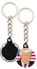 Load image into Gallery viewer, Trump 2020 campaign button keychain