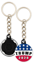 Load image into Gallery viewer, Trump 2020 campaign button keychain