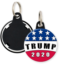 Load image into Gallery viewer, Trump 2020 campaign button keyring