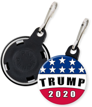 Load image into Gallery viewer, Trump 2020 campaign button zipper pull