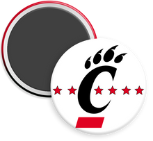 Load image into Gallery viewer, University of CIncinnati Button Magnet