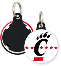 Load image into Gallery viewer, University of CIncinnati Button Keyring Keychain