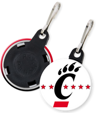 Load image into Gallery viewer, University of CIncinnati Button Keyring Keychain