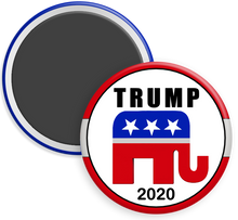 Load image into Gallery viewer, Vote for Trump 2020 Campaign Button Magnet