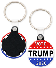 Load image into Gallery viewer, Trump 2020 Campaign Button Keyring