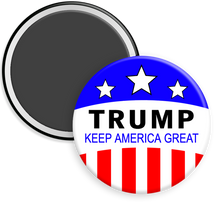 Load image into Gallery viewer, Trump Keep America Great Trump 2020 Campaign Button Magnet