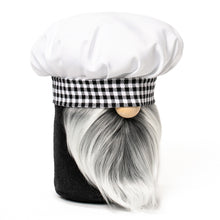 Load image into Gallery viewer, Little Chef Kitchen Gnome in black and white