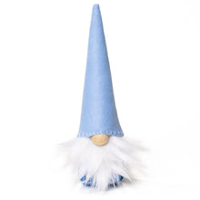 Load image into Gallery viewer, Christmas holiday fabric gnome blue hat with deer