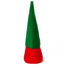 Load image into Gallery viewer, Handmade Christmas fabric gnome with green hat
