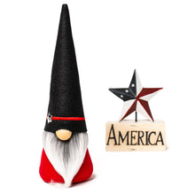 Load image into Gallery viewer, Thin red line firefighter lives matter fabric gnome
