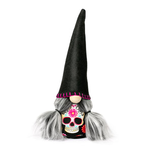 Handmade Day of the Dead Gnome by Joyful Gnomes