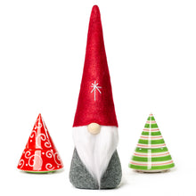 Load image into Gallery viewer, Handmade fabric Christmas Gnomes