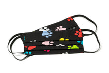 Load image into Gallery viewer, Joyful Gnomes Dog Paws Cloth Face Mask