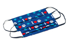 Load image into Gallery viewer, Joyful Gnomes Dog Paws Cloth Face Mask