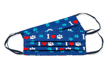 Load image into Gallery viewer, Joyful Gnomes Dog Paws Cloth Face Mask