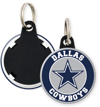 Load image into Gallery viewer, Dallas Cowboys NFL Football Button Keyring
