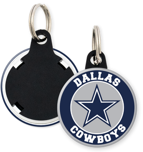 Dallas Cowboys NFL Football Button Keyring