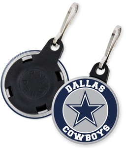 Dallas Cowboys NFL Football Button Zipper Pull