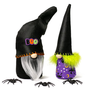 Scary Neon Halloween Gnome by Joyful Gnomes