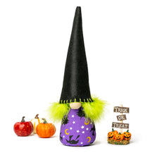 Load image into Gallery viewer, Halloween Witch Gnome by Joyful Gnomes
