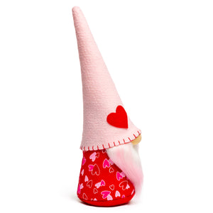 Joyful Gnomes - Valentine's Day Holiday Love Heart Indoor Tabletop Home Decor Gnome
