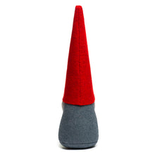 Load image into Gallery viewer, Christmas holiday star fabric gnome red hat with gray beard
