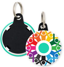 Load image into Gallery viewer, Metzcor LLC Button Keyring Keychain
