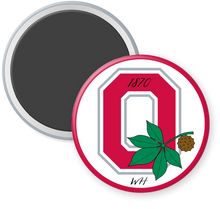 Load image into Gallery viewer, Ohio State Buckeyes Button Magnet
