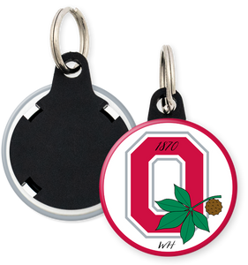 Ohio State Buckeyes Button Mini Keyring