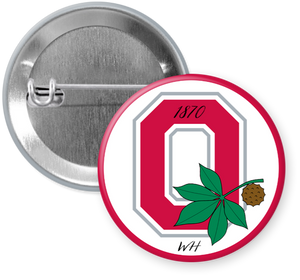 Ohio State Buckeyes Button Pin