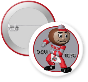 The Ohio State University Buckeyes Brutus Button Pin